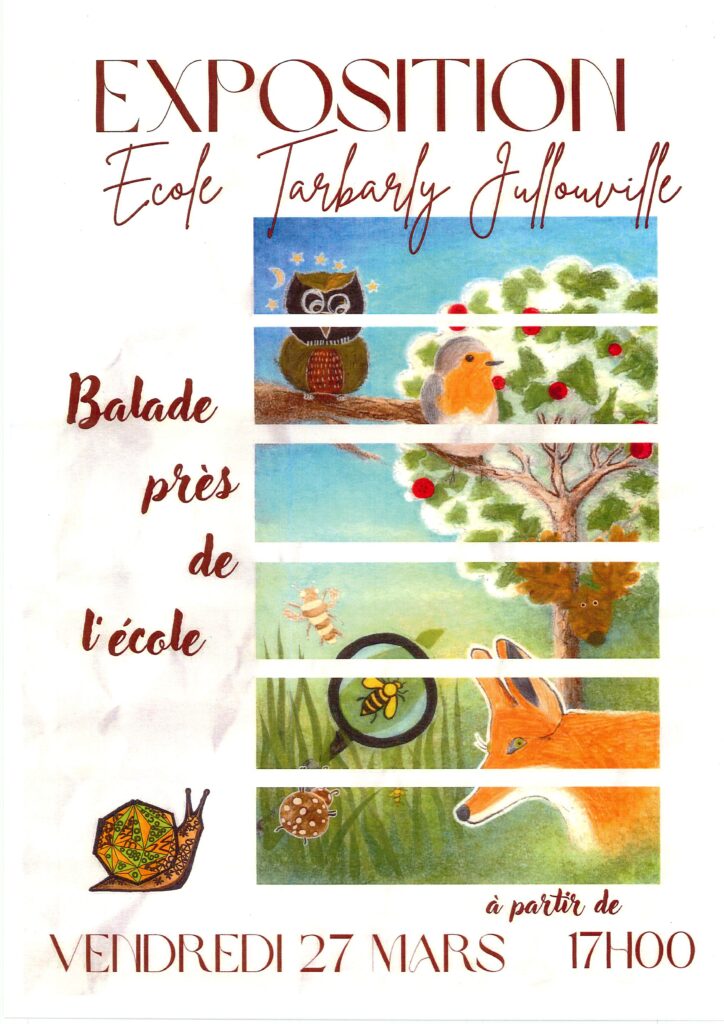 Exposition des travaux des élèves de l'école Eric Tabarly de Jullouville