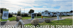 l’aire de camping-cars de Jullouville