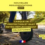 Casque et gilet obligatoires pour les trottinettes